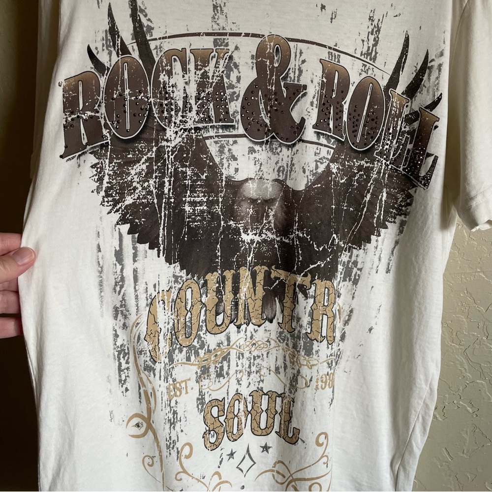 IDYLLWIND MIRANDA LAMBERT WOMEN'S ROCK & ROLL COUNTRY SOUL GRAPHIC TEE XS - Picture 3 of 9